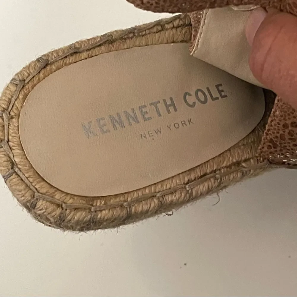 KENNETH COLE New York  Wedges Odette Platform Espadrille Size 9.5